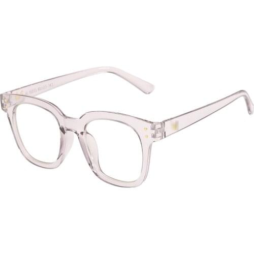 Vintage Mens Clear Lens Frame Fashion Computer Eyeglasses Frame Anti-blue Light Transparent Clear Optical Glass A0029