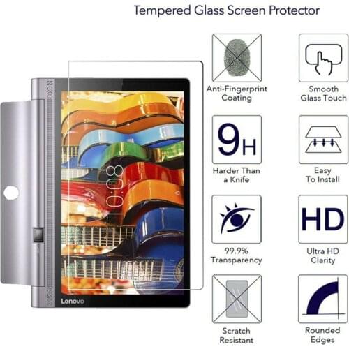 Full Screen Protector For Lenovo YOGA Tab 3 10 YT3-X50F Tempered Glass YOGA Tablet 3-X50F YT3-X50F/X50M Tablet Glass ZA0H0064US