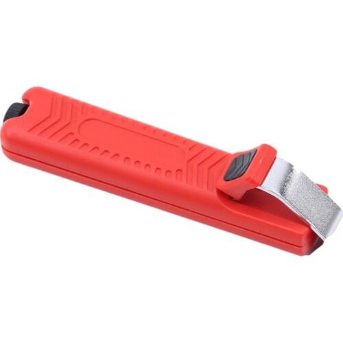 Portable Cable Wire Stripper Knife Adjustable Rubber Handle Cable Stripper Insulation Stripper Stripping Cutters