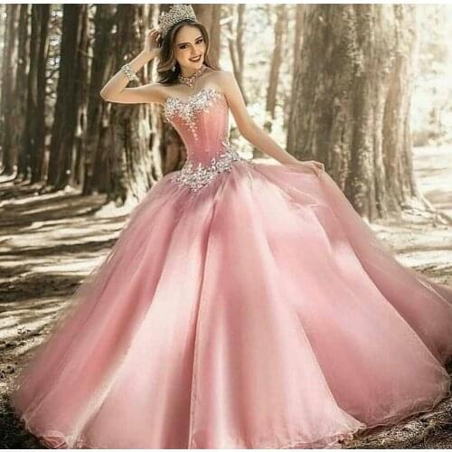 SuperKimJo Pageant Dresses for Women Beaded Prom Dresses 2021 Sweetheart Neck Crystals Cheap Prom Gown Robes De Cocktail