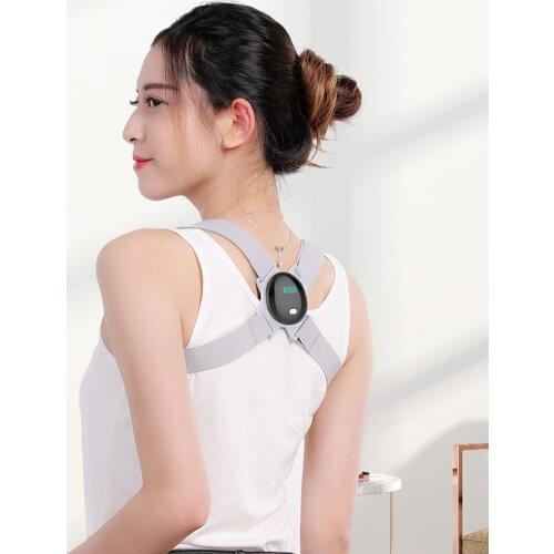 Smart Back Brace Posture Corrector Electric Adjustable Shoulder Correction Belt Posture Colum Under Clothes For Adult Kids