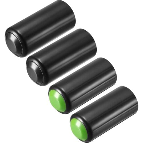 Uxcell 4Pcs Microphones Battery Cover for PGX24 SLX24 PG58 SM58 BETA58 Green Black