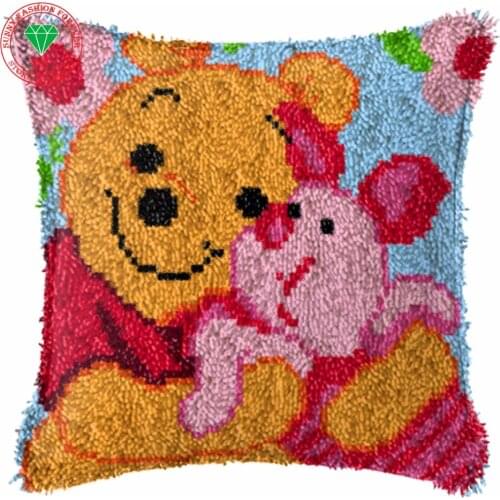 Needlework Home Decor Cross-stitch carpet cushion Patchwork Pillowcase diy pillowcase embroidery thread Latch hook rug kit