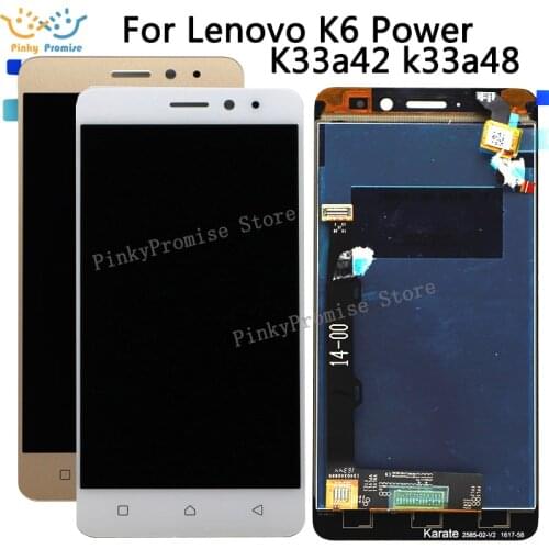 Top Quality Full LCD Display Touch Screen Digitizer Assembly with Frame For Lenovo K6 Power K33a42 k33a48 Phone parts