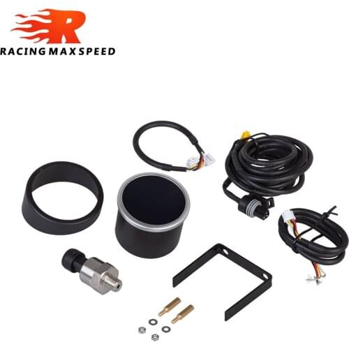 2" 52mm Car Digital Turbo Boost Gauge BAR Water Temp Oil Temp Air Pressure Oil Pressure Gauge Voltmeter EGT Tachometer Gauge