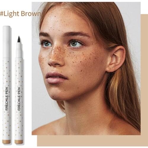 3pcs Freckle Pen Lifelike Soft Waterproof Dot Spot Pen Fine Depict Natural Freckle Face Contouring Makeup Tools