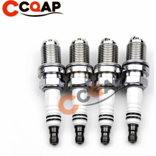4-6PCS 101000035HJ 7969 Spark Plug For BMW 760Li Mini Cooper A8 Quattro Volkswagen Passat Porsche 911 BKR6EKUB 3584