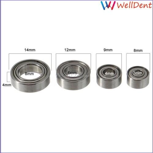 4pcs/set Dental Micromotor Handle 35,000rpm Bearing 102l/102 Bearings A Set Micromotor Strong Korea Seashin Lab