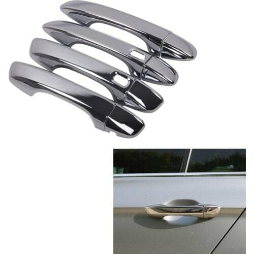 8Pcs/Set Car ABS Chrome Car Door Handles Cover Trims Door Handle Trim for Tiguan L 2016-2021 Car Styling