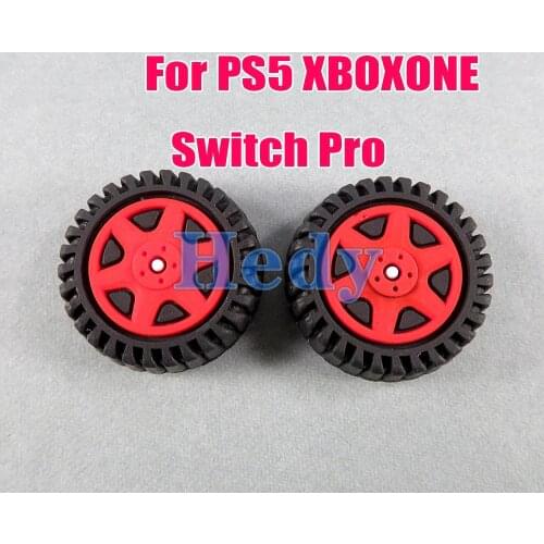 2pcs Thumb Grip Cap For playstation 5 PS5 PS4 XBOXONE FOR Switch Pro XBOX Series Joystick Cover case Car Wheel Tyre Silicone