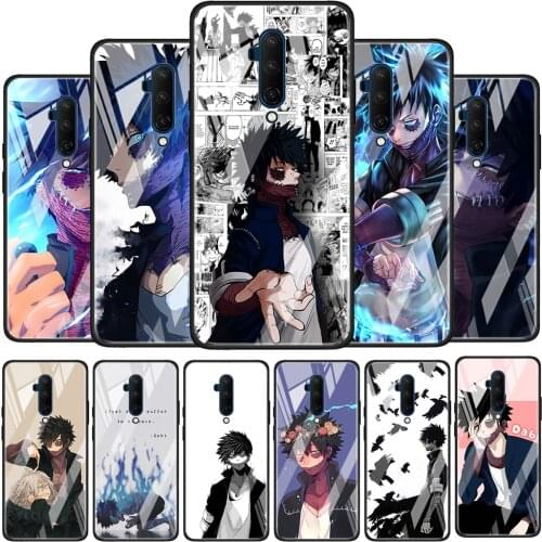 My Hero Academia Dabi Tempered Glass Cover For OnePlus Z 7 8 9 7T 8T 9R Nord 5G Pro Silicone Phone Case Coque