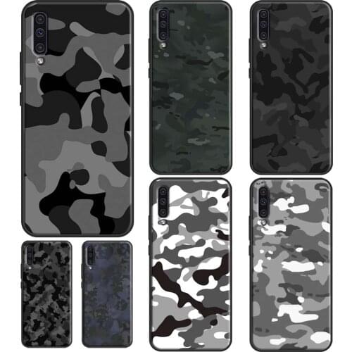 Night Dark Camo Military Camouflage Case For Samsung A52 A72 A32 A12 A20e A21S A11 A31 A41 A51 A71 A02S A10 A40 A50 A70 Coque