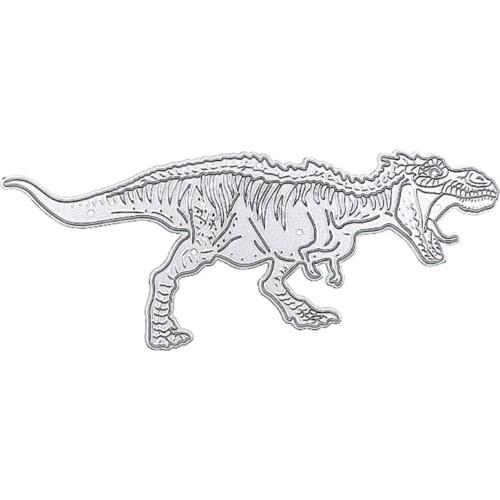 D7WA DIY Carbon Steel Cutting Die-Cuts Dinosaur Shape Decorative Embossing Envelopes