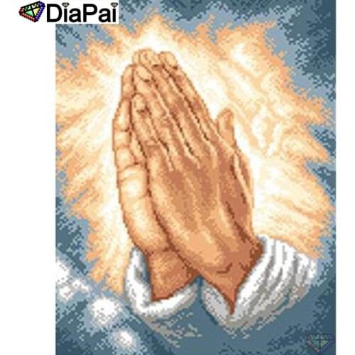 DIAPAI 5D DIY Diamond Painting 100% Full Square/Round Drill "Character hand" Diamond Embroidery Cross Stitch 3D Decor A23477