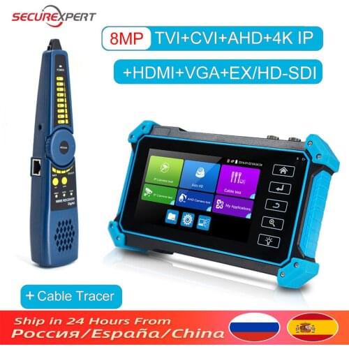IP tester 5inch 4K HDMI VGA input camera 1080P Security poe tester ipc tester CCTV Tester Monitor tester kamery