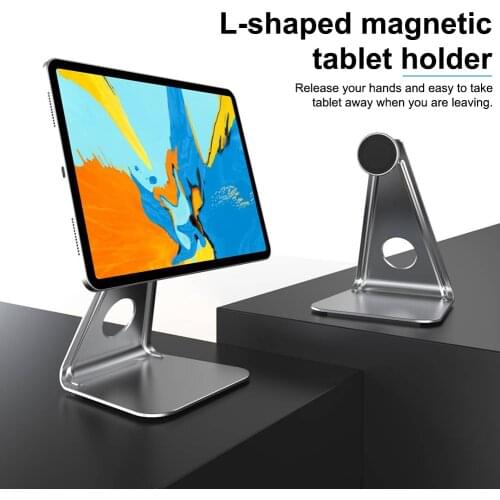 Magnetic Mobile Phone Tablet 360 Rotating Holder Aluminum Alloy Tablet Holder