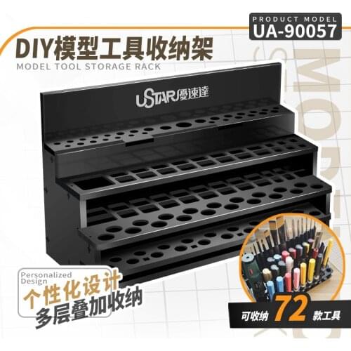 DIY Model Tool Multi-Layer Stacking Storage Rack Storage Basket Rack Gundam Military GK Diorama Model Storage