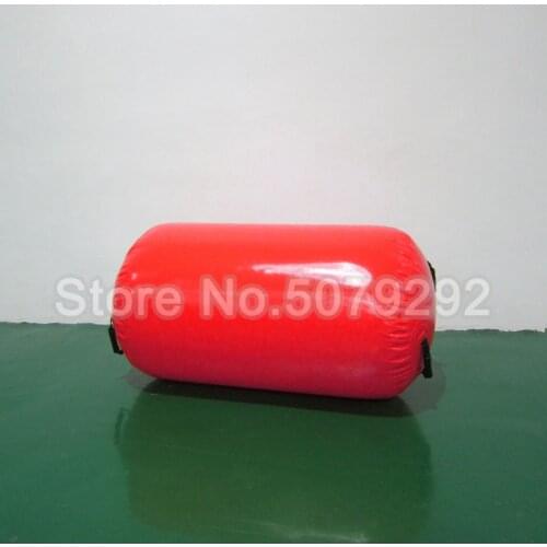 Red Color Inflatable Yoga Air Roller Hot Sale 100*60CM Air Barrel For Gym Low Price Gym Equipment Air Mat On Sale