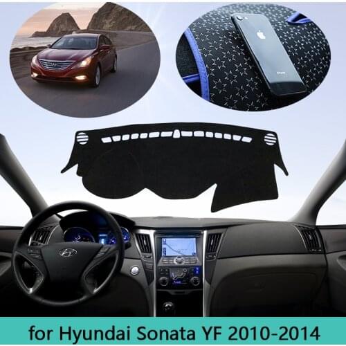 Car Dashboard Avoid light Cover Dash Mat For Hyundai Sonata YF 2010 2011 2012 2013 2014 Auto Non-slip Sun Shade Pad Carpet