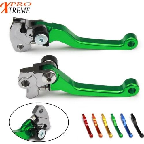 Adjustable Pivot Brake Clutch Levers For Suzuki RMZ250 RMZ450 For Kawasaki KX 65 85 100 125 250 500 250F Motorcycle Street Bike
