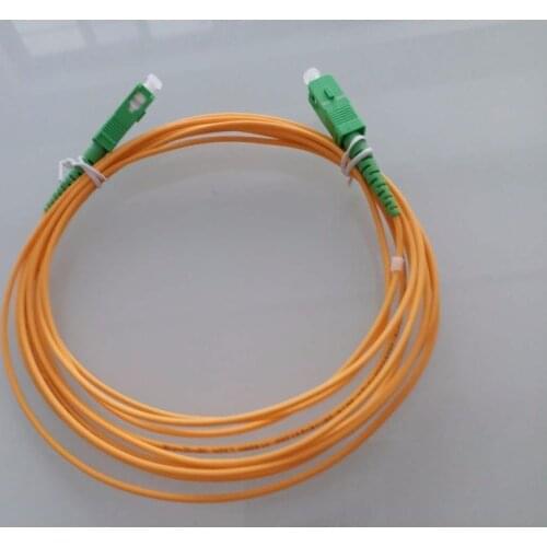 SC / APC 1M Simplex mode fiber optic patch cord SC UPC 1M 3.0mm or 2.0mm FTTH fiber optic jumper cable