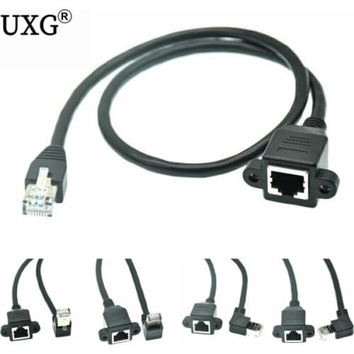 Cat6 Ethernet Cable RJ45 Right Angle UTP Network Cable Patch Cord 90 Degree Cat6a Lan Cables for Laptop Router TV BOX