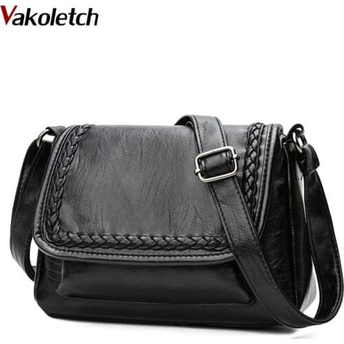 Luxury Famous Brands Designer Women Bags Female Messenger Shoulder Crossbody Handbag PU Leather Ladies Hand Bags KL574