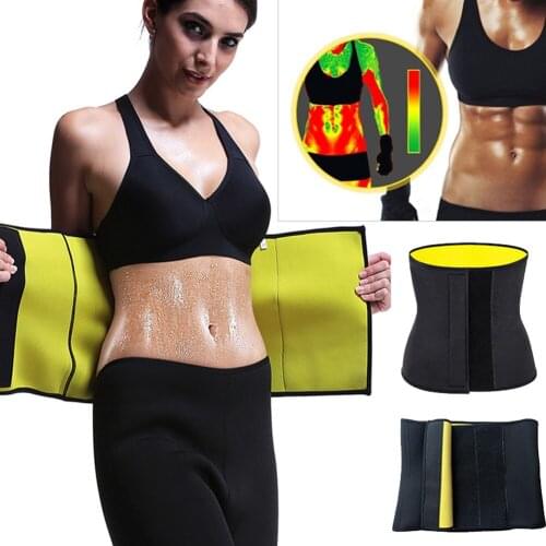 Women Waist Trainer Body Shaper Tummy Wrap Belt Body Shaping Trainer Waist Corset Band Belly Slimming Fat Burning Lumbar Strap