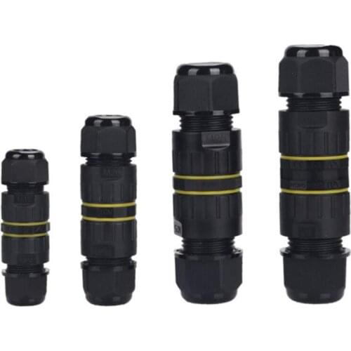 1pcs 2/3/4/5/6 pins EW-M20 Outdoor Cable Connector IP68 Straight Waterproof Splice Wire Connectors Quick Screw Connection