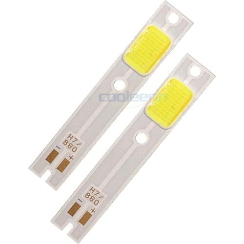 10pcs/lot H1 H7 COB LED Light H4 Hi-Lo Beam C6 Car Bulb Lighting Source H3 9005 9006 LED Lamp COB Chip for C6 Auto Lights 6500K