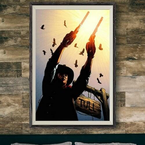 161 The Dark Tower Gunslinger Stephen King 246 Wall Silk Cloth Poster Art Decoration Gift