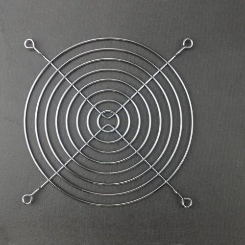 2 Pcs Gdstime 14cm Metal Computer PC Fan 140x140mm Grill Guard Protection Stainless Steel 140mm Fan Iron Net Dustproof