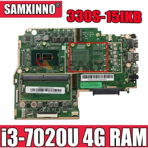 Akemy 5B20S71209 For Lenovo Ideapad 330S-15IKB 330S Laptop Motherboard i3-7020U 4G RAM 100% Fully Tested&High quality