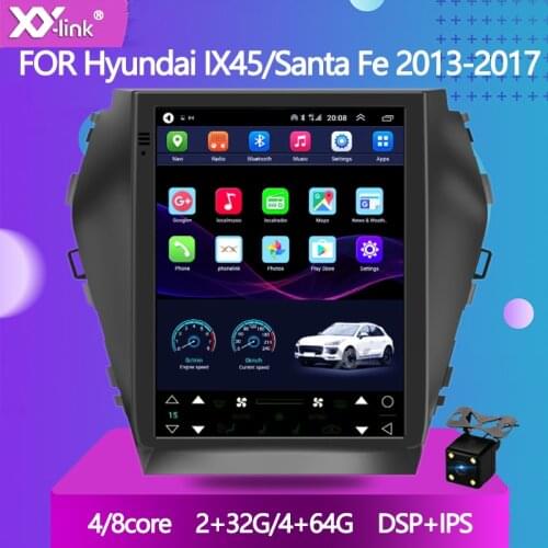 9.7" Tesla Style Android 10.0 Car Stereo gps Navi for Hyundai IX45/Santa Fe 2013-2017 car multimedia player autoradio no 2 din