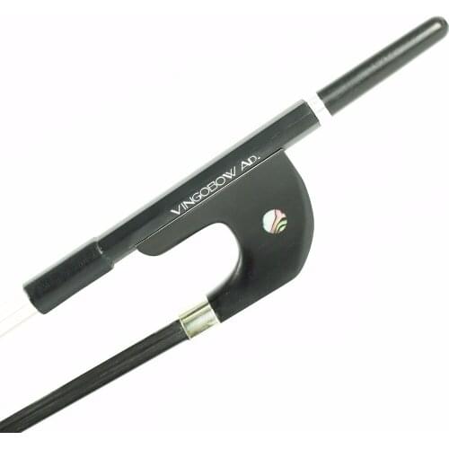 FREE SHIPPING 4/4 Size 100BGB German Style Black Carbon Fiber BASS BOW Good Quality Ebony Frog Nice Black Hair Bass Accessories