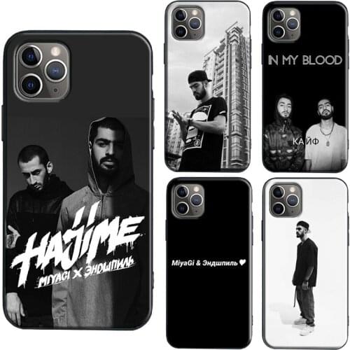 Miyagi & Endshpiel TPU Case For iPhone XR X XS Max 11 12 Pro Max mini 6S 7 8 Plus SE 2020 Cover Coque