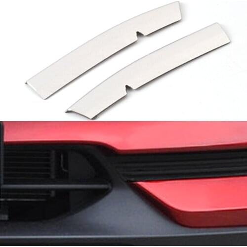 Chrome For MAZDA CX-5 CX5 CX 5 2012 2013 3014 2015 2016 Front Grill Cover Trim Strip Bumper Cover Protection Trim Sticker