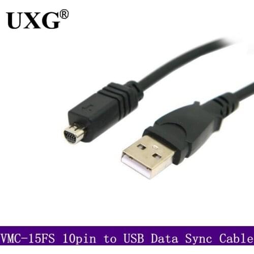 VMC-15FS 10pin to USB Data Sync Cable for Sony Digital Camcorder Handycam 1.5m 5FT