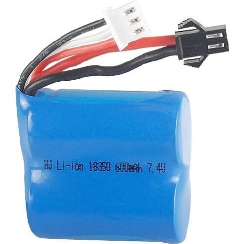 7.4v 600mAh/1200mAH/1800mAH Li-ion battery for H100 H102 2S 18350 7.4v Li-ion Battery for JJRC S1 S2 S3 S4 S5 High Speed RC boat