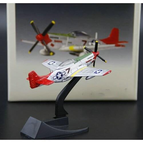 Dieacast Alloy 1:144 World War II American P51D Mustang Military airforce Simulation Airplane Aircraft Model Toys