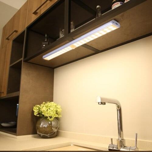Night LED Lights With Motion Sensor Indoor Led Lamp Kitchen Cabinets Wardrobe Lamp Mini Light Tube For Bedroom Stairs Kitchen