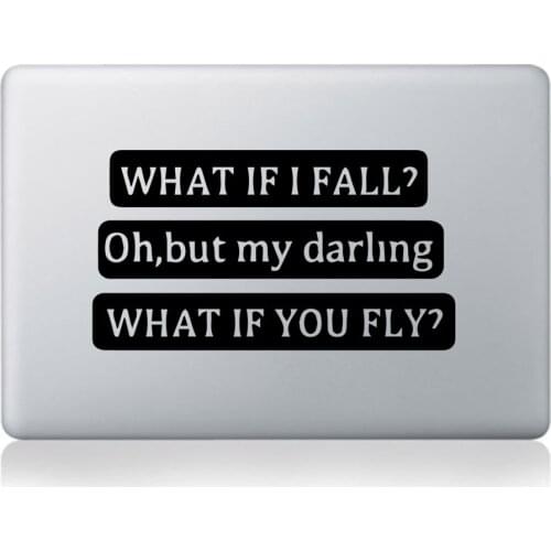 New Style Darling Sentence laptop Removable Stickers Surface Book Touchpad Skin Laptop Sticker