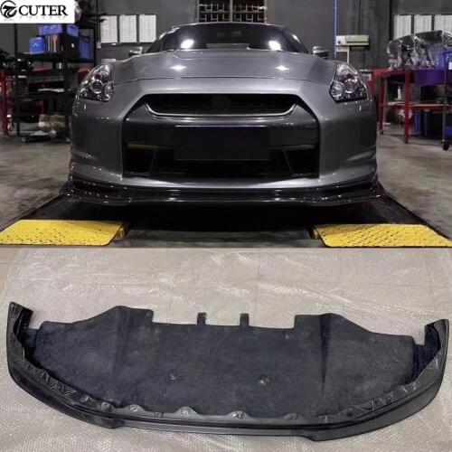 GTR GT-R R35 carbon fiber front lip front bumper diffuser For Nissan GTR R35 car body kit 08-13