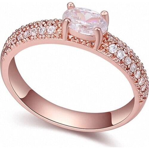 TRACYSWING Real Austrian Crystals Brand AAA Zirconia Micro Inlays Fashion Ring for women New Geometric Th-111273