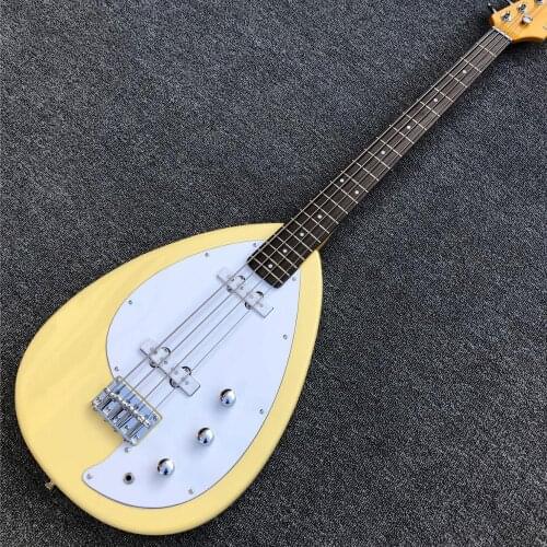 Top quality 4 strings Cream raindrops Bass guitar,Cutom rosewood fingerboard Electric Bass Guitar