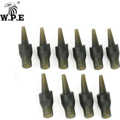 W.P.E Carp Fishing Run Rig Beads Rubber Run Rig Clip Carp Fishing Tackle Terminal Tackle Tool Carp Fishing Accessories 10pcs