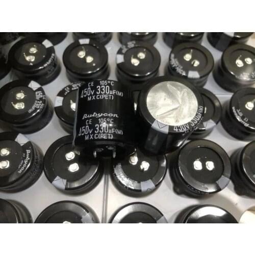 Japan Ruby RUBYCON 450v330uf MXG 35x35mm aluminum electrolytic capacitor Odroid real 330uf 450v