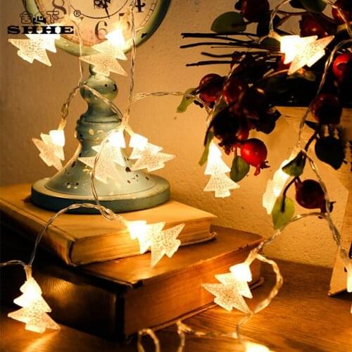 3M 20 LED Christmas Tree Shade Fairy Lighting for Bedroom Battery Powered Lantern String Lights Garland Outdoor lighting