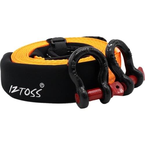 5 Meters Heavy Duty Towing Strap Rope With Trailer Hooks Carrying Bag
