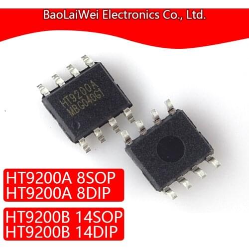 5pcs HT9200A 8SOP 8DIP HT9200B 14SOP ic chip Electronic Components Integrated Circuits Active Components DTMF Generators